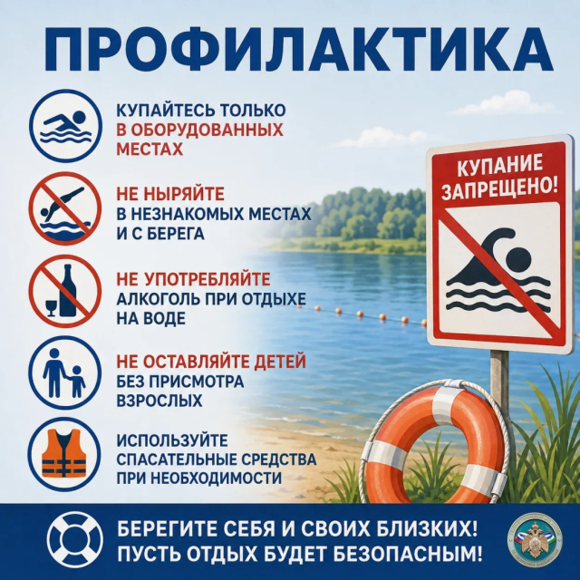 Памятка по безопасности на воде