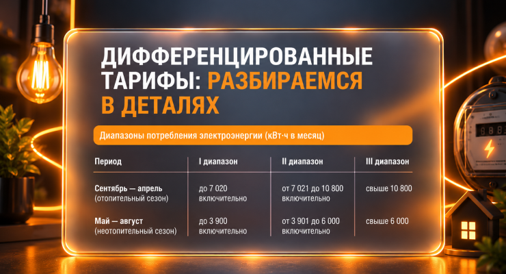 Дифференцированные тарифы: разбираемся в деталях